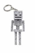 Articulated Minecraft Skeleton Keychain