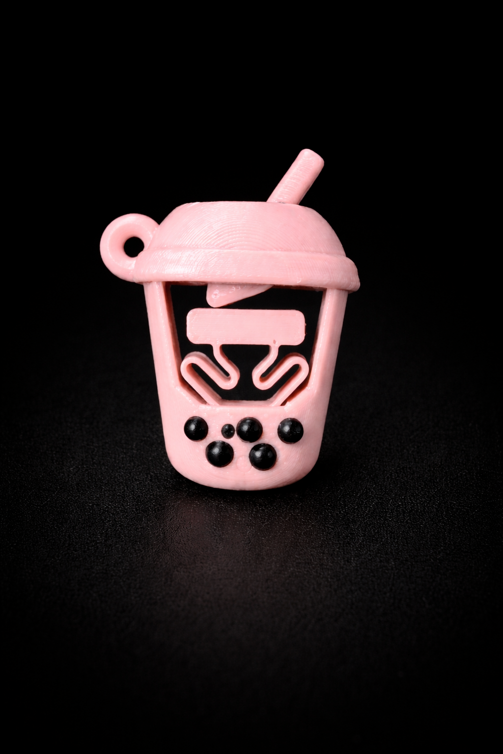 Boba Fidget Clicker with Keychain