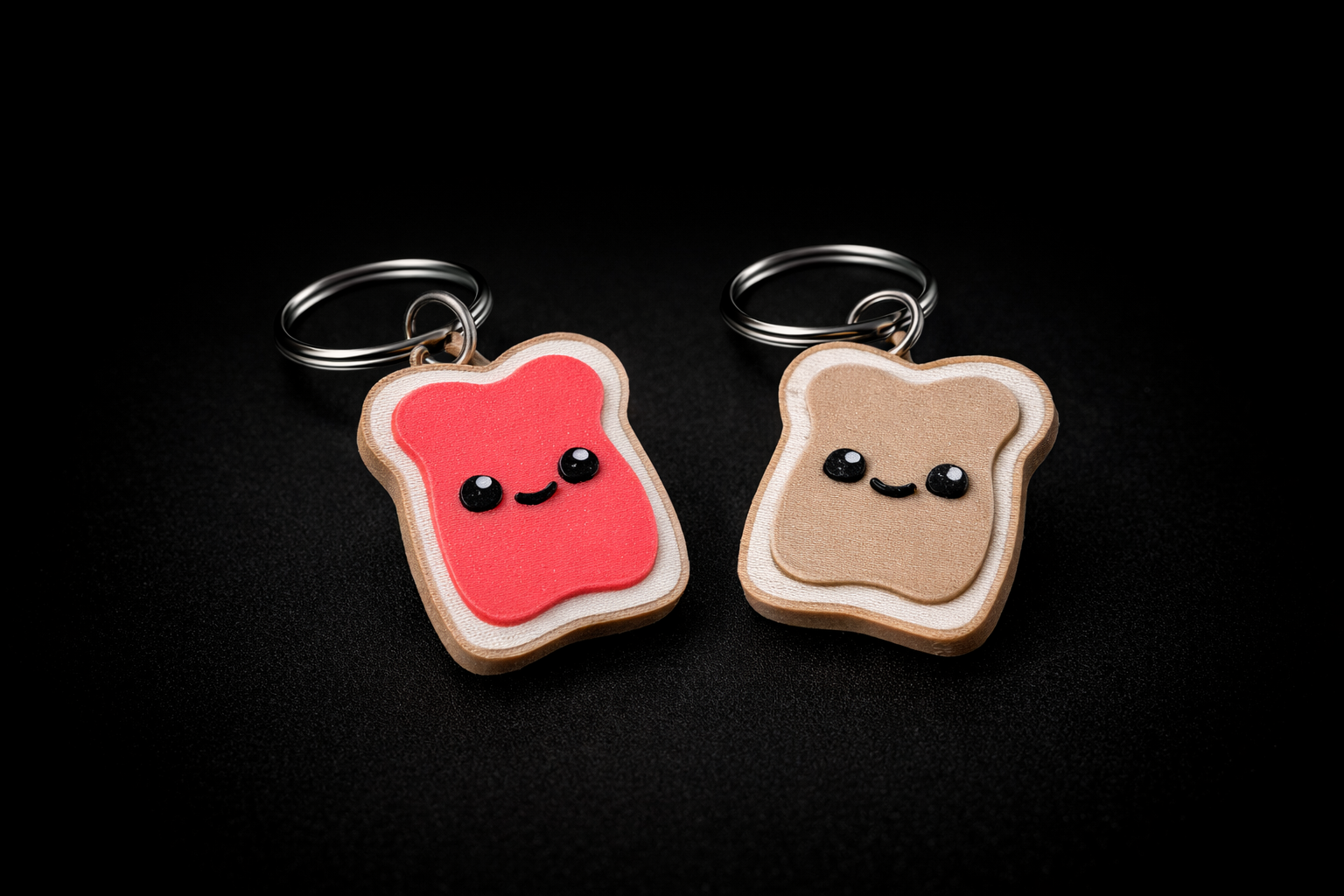 P-BFF&J Best Friend Key Rings