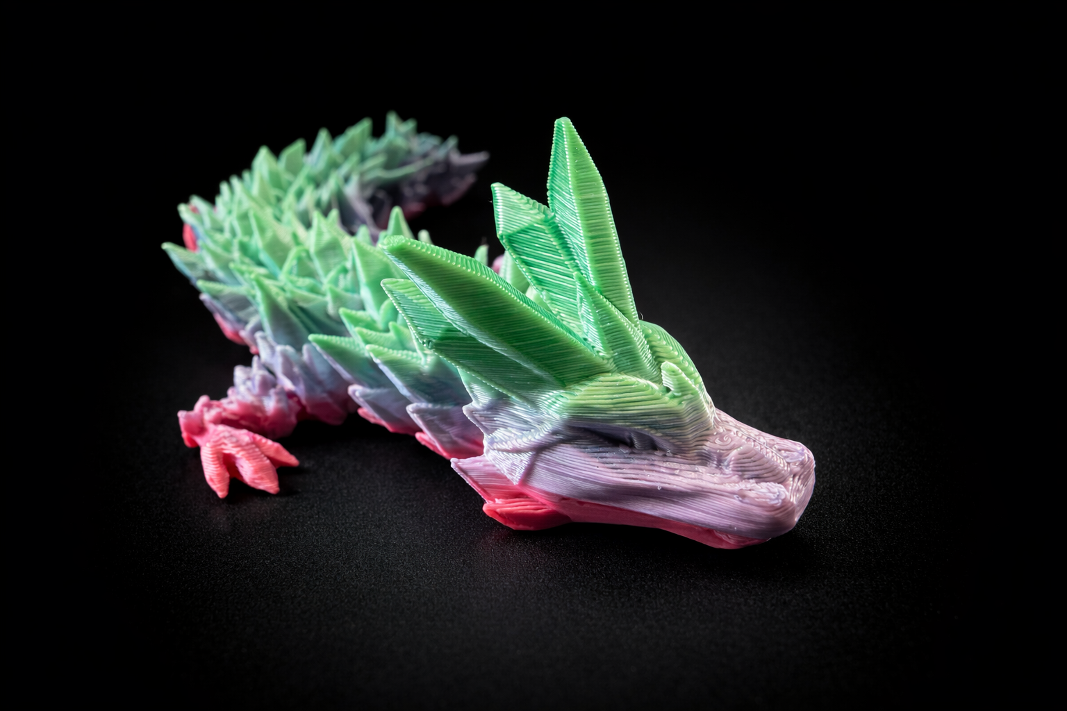 Articulated Crystal Dragon
