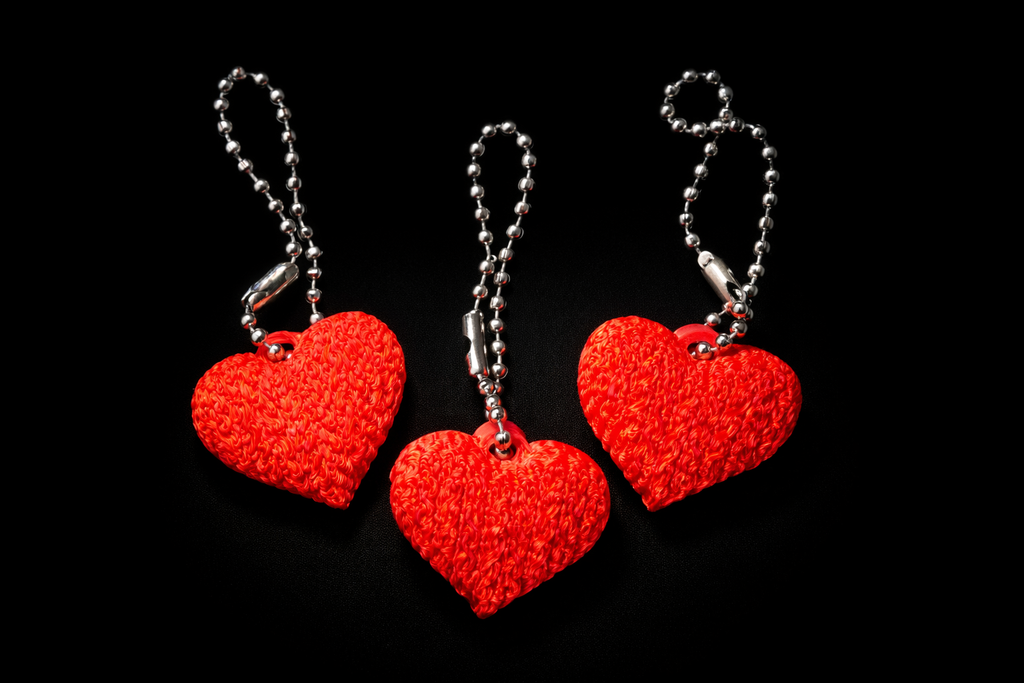 3D Knitted Heart (3 Pack)