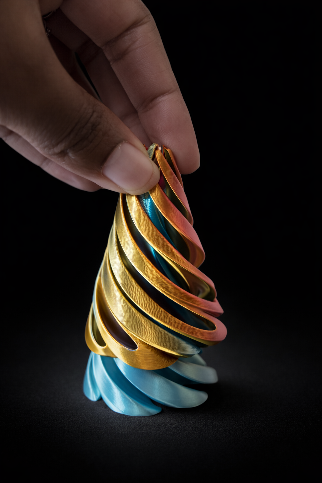 Cone Fidget Medium Sized (Dual Random Color)