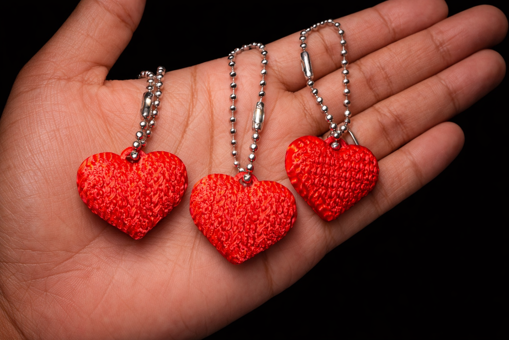 3D Knitted Heart (3 Pack)