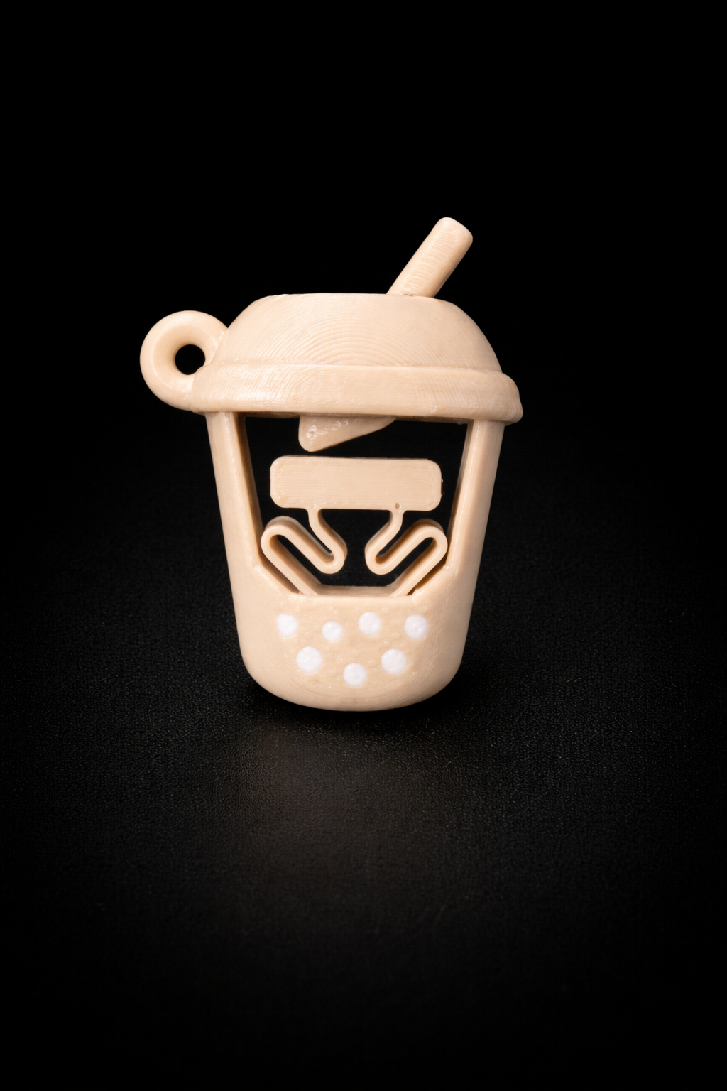 Boba Fidget Clicker with Keychain