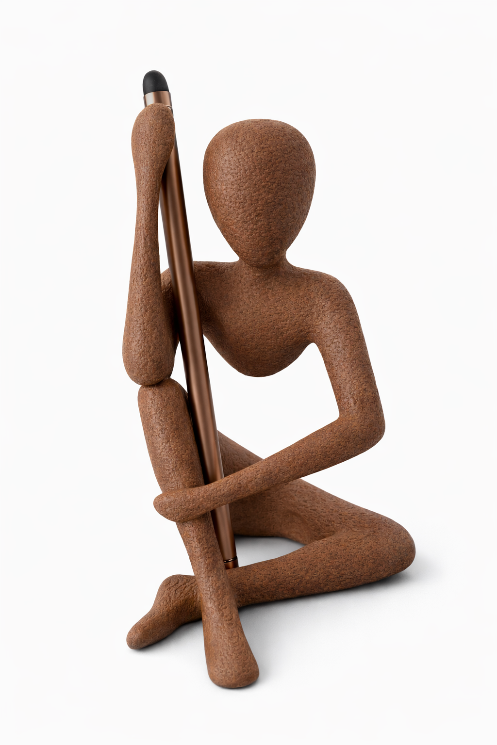 Sitting Figure Pen Holder