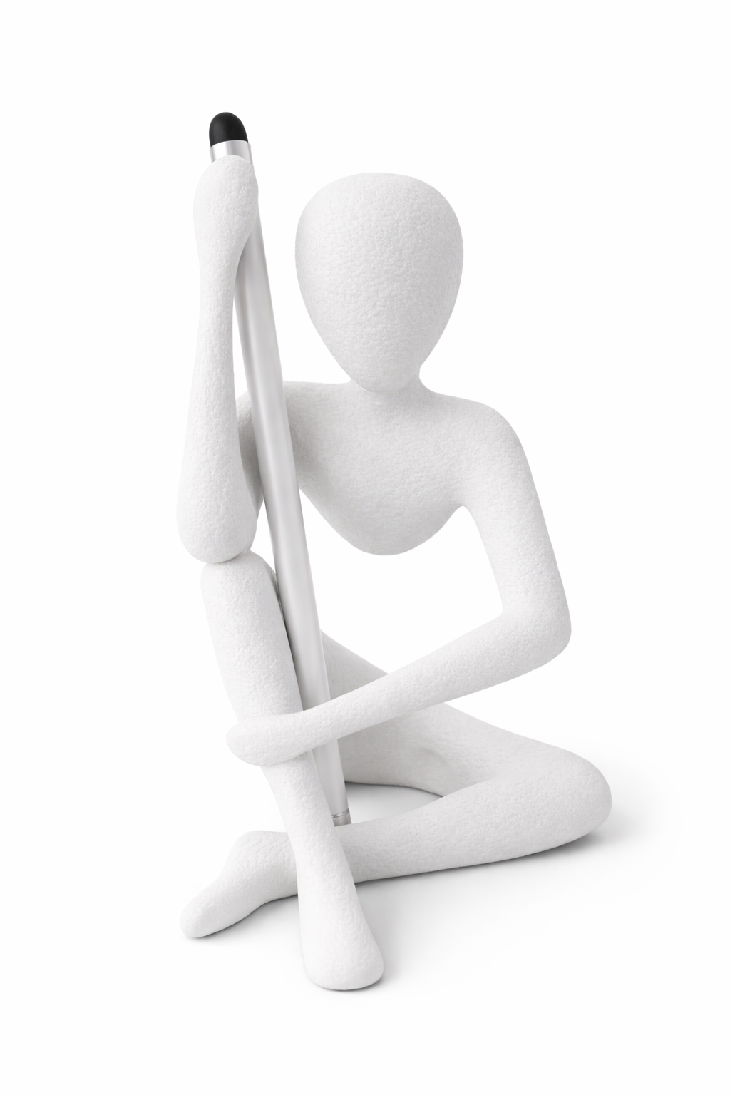 Sitting Figure Pen Holder